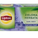 Herbata LIPTON zielona, Earl Grey, 25 torebek