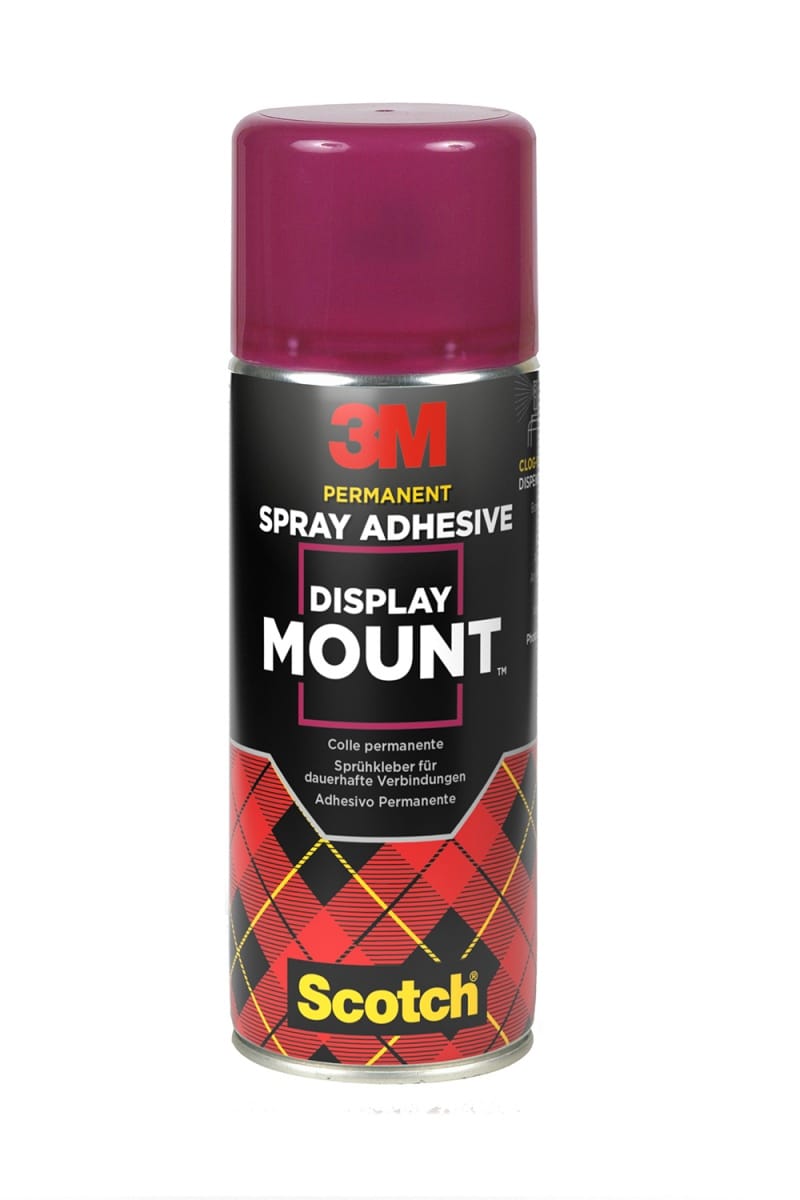 342040-366418-klej_w_sprayu_3m_displaymount_permanentny_40-800w Klej w sprayu 3M Displaymount, permanentny, 400 ml - obrazek 1