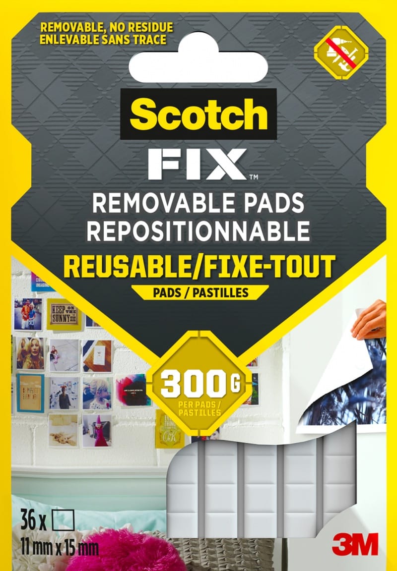 342042-367735-masa_mocujaca_scotch_fix_samoprzylepne_podkl-800w Masa mocująca SCOTCH-FIX, samoprzylepne podkładki, 36 szt. 11x15mm, biała - obrazek 1