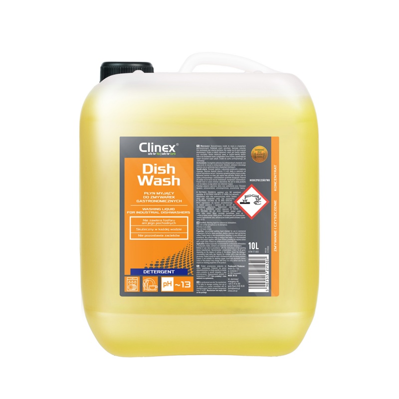 342153-365055-plyn_myjacy_do_zmywarek_gastronomicznych_cli-800w Płyn myjący CLINEX DishWash, do zmywarek gastronomicznych, 10l - obrazek 1
