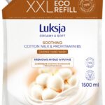 Kremowe mydło w płynie LUKSJA, bawełna, zapas 1500ml