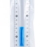 Linijka aluminiowa KEYROAD, z uchwytem na ołówek, 40cm, blister, mix kolorów