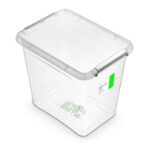 Pojemnik antybakteryjny MOXOM Antibacterial, 30l, transparentny