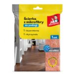Ścierka z mikrofibry JAN NIEZBĘDNY, do podłogi, dwustronna, 1 szt., pomarańczowa