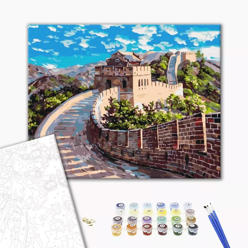 345078-370384-malowanie_po_numerach_brushme_40x50_cm_wielk-800w Malowanie po numerach BRUSHME, 40x50 cm, Wielki Mur Chiński, 1 szt. - obrazek 1