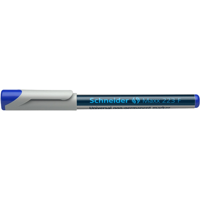 345150-370392-marker_uniwersalny_schneider_maxx_223_f_0_7m-800w Marker uniwersalny SCHNEIDER Maxx 223 F, 0,7mm, niebieski (opakowanie 10 szt.) - obrazek 1