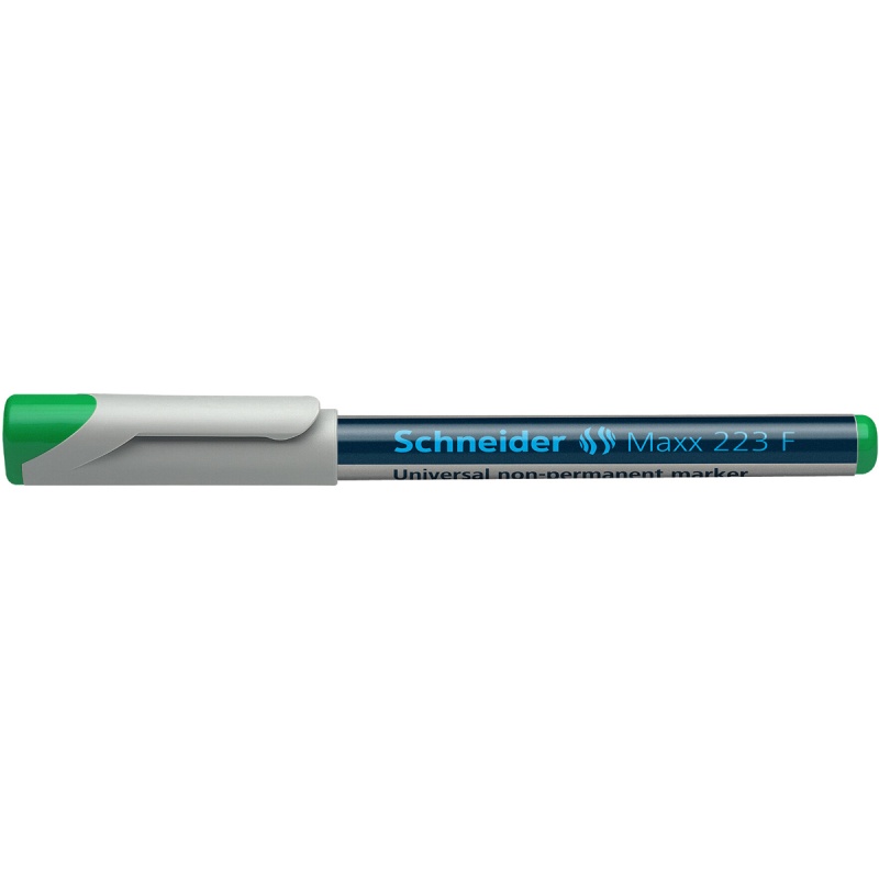345154-370393-marker_uniwersalny_schneider_maxx_223_f_0_7m-800w Marker uniwersalny SCHNEIDER Maxx 223 F, 0,7mm, zielony (opakowanie 10 szt.) - obrazek 1