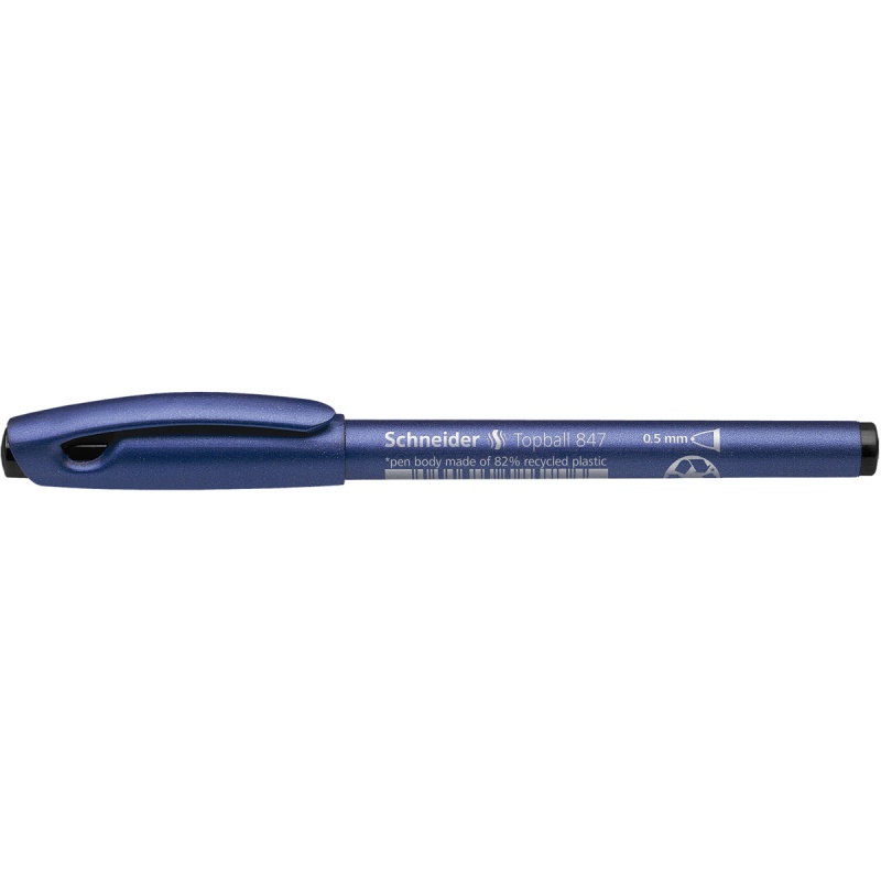 346208-371183-pioro_kulkowe_schneider_topball_847_0_5_mm_c-800w Pióro kulkowe SCHNEIDER Topball 847, 0,5 mm, czarne (opakowanie 10 szt.) - obrazek 1
