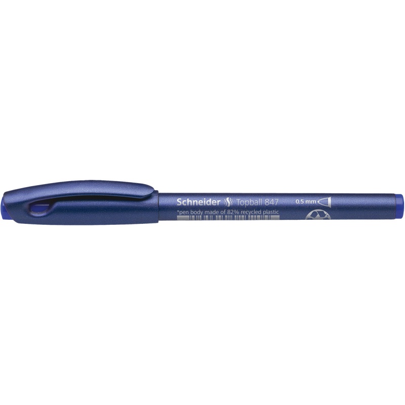 346214-371184-pioro_kulkowe_schneider_topball_847_0_5_mm_n-800w Pióro kulkowe SCHNEIDER Topball 847, 0,5 mm, niebieskie (opakowanie 10 szt.) - obrazek 1
