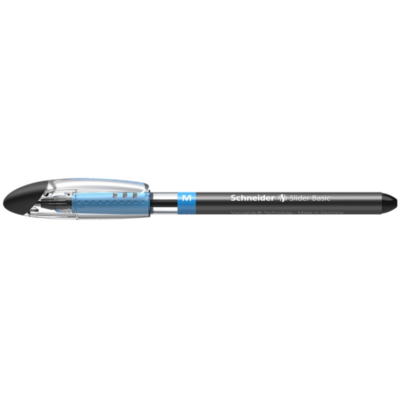 346969-23749-dlugopis_schneider_slider_basic_m_czarny-800w Długopis SCHNEIDER Slider Basic, M, czarny (opakowanie 10 szt.) - obrazek 1