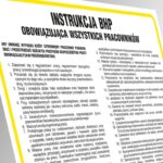 Znak TDC, Instrukcja BHP przy obsłudze niszczarki dokumentów
