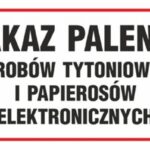 Znak TDC, Zakaz palenia wyrobów tytoniowych i papierosów elektronicznych