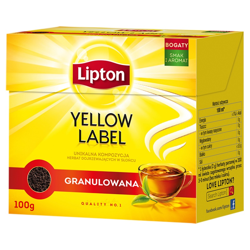 347909-361649-herbata_lipton_czarna_granulowana_100g-800w Herbata LIPTON czarna, Yellow Label, granulowana, 100g - obrazek 1