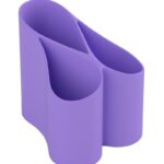 Przybornik na biurko ICO Lux, pastelowy fioletowy