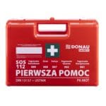 Apteczka DONAU SAFETY, plastikowa, K-15.2 +A, pomarańczowa