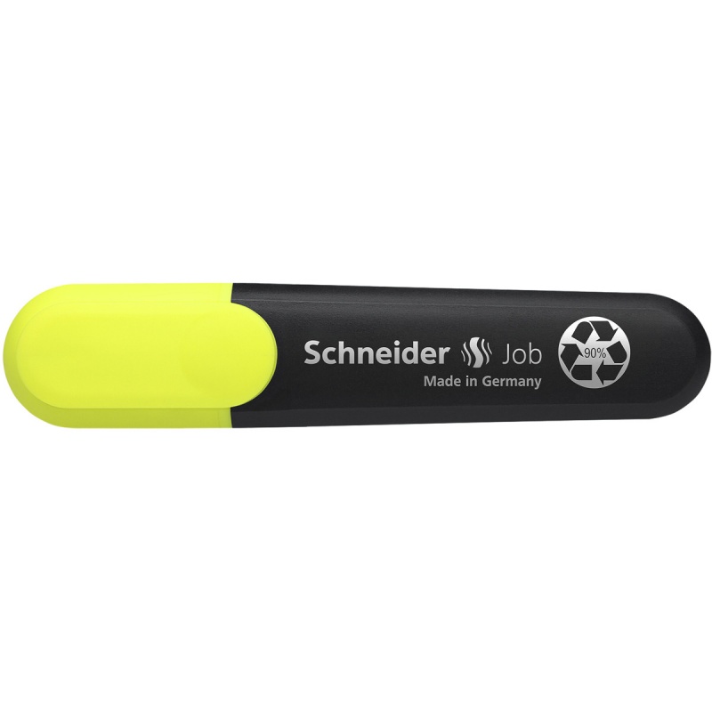 352198-23968-zakreslacz_schneider_job_1_5_mm_zolty-800w Zakreślacz SCHNEIDER Job, 1-5 mm, żółty (opakowanie 10 szt.) - obrazek 1