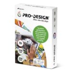 Papier ksero PRO-DESIGN FSC, satynowany, klasa A++, A4, 168CIE, 250gsm, 250 ark. (pakiet 4 opakowań)