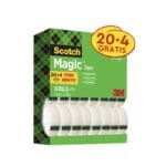 Taśma biurowa SCOTCH® Magic™ (8-1933R24TPR), matowa, 19mm, 33m, 24szt.
