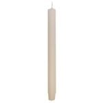 Świeca stołowa długa ryflowana DONAU HOME, 25x300 mm, 4 szt., kremowa