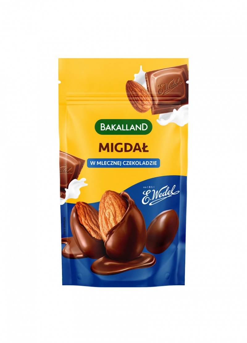 357917-380960-migdaly_w_mlecznej_czekoladzie_bakalland_75g-800w Migdały w mlecznej czekoladzie, BAKALLAND, 75g - obrazek 1