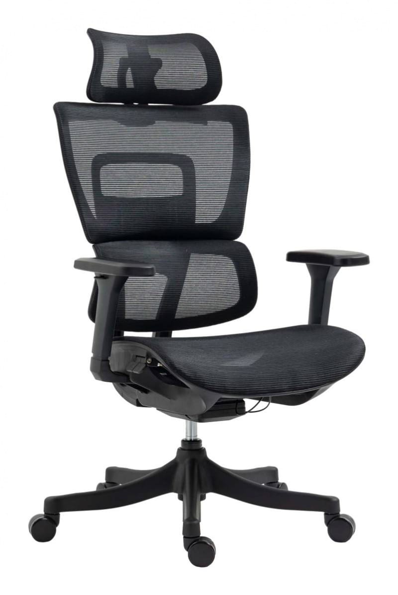 Fotel biurowy OFFICE PRODUCTS Skorpios, czarny - obrazek 1