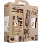 Zestaw kawa WOSEBA TI MERITI, CREMA E AROMA, ziarnista, 1000g + kubek 320ml