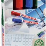 Marker do płyt CD/DVD/BD e-8400 EDDING, 0,5-1mm, 4 szt., mix kolorów