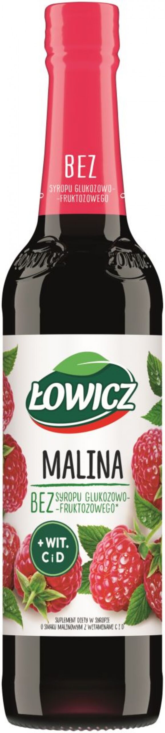 363010-383858-syrop_owocowy_lowicz_malinowy_400ml-800w Syrop owocowy ŁOWICZ, malinowy, 400ml (opakowanie 6 szt.) - obrazek 1
