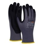 Rękawice DONAU SAFETY Flex-Dotted, kat. II, rozm. 8, szare (pakiet 12 opakowań)