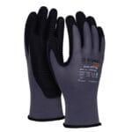 Rękawice DONAU SAFETY Flex-Dotted, kat. II, rozm. 10, szare (pakiet 12 opakowań)