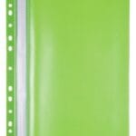 Skoroszyt OFFICE PRODUCTS, PP, A4, miękki, 100/170mikr., wpinany, jasnozielony (opakowanie 25 szt.)