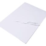 Teczka wiązana OFFICE PRODUCTS, karton, A4, 300gsm, 3-skrz., biała (opakowanie 50 szt.)