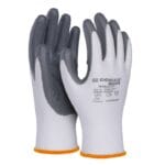 Rękawice DONAU SAFETY Nitrile 01, kat. II, rozm. 7, szare (pakiet 12 opakowań)