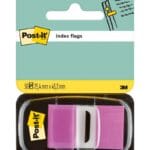 Zakładki indeksujące POST-IT® (680-8), PP, 25,4x43,2mm, 50 kart., purpurowe