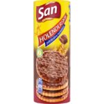 Herbatniki holenderskie SAN, półsłodkie, w czekoladzie, 170g (opakowanie 20 szt.)