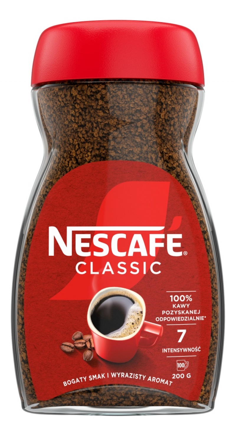 365069-220521-kawa_nescafe_classic_rozpuszczalna_200_g-800w Kawa NESCAFE CLASSIC, rozpuszczalna, 200 g (opakowanie 6 szt.) - obrazek 1