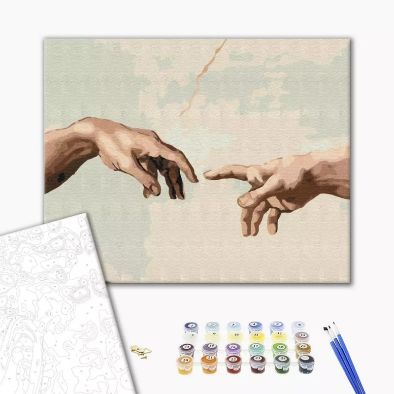 366132-386691-malowanie_po_numerach_brushme_40x50_cm_stwor-800w Malowanie po numerach BRUSHME, 40x50 cm, stworzenie Adama, 1 szt., w pudełku - obrazek 1