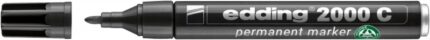 Marker permanentny e-2000c EDDING, 1,5-3mm, czarny (opakowanie 10 szt.)