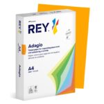 Papier ksero REY ADAGIO, A4, 80gsm, 70 pomarańczowy intense *RYADA080X415 R100 (pakiet 5 opakowań)