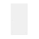 Przekładki DONAU, karton, 1/3 A4, 235x105mm, 100szt., białe