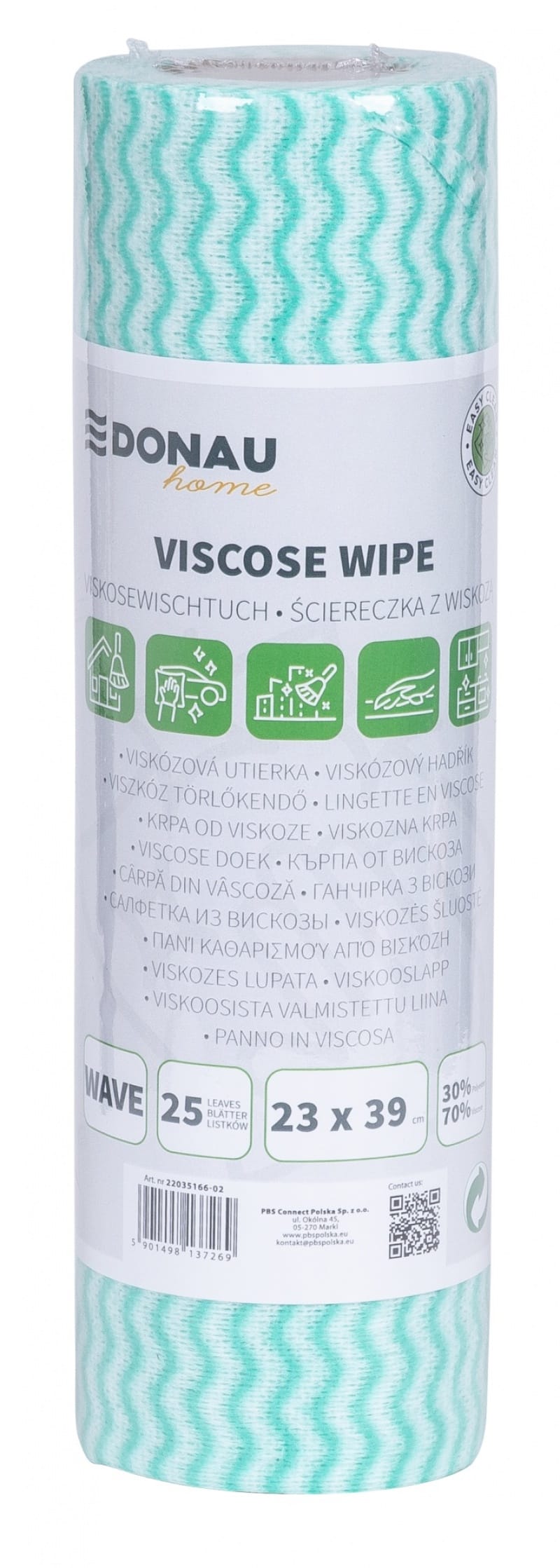 375362-391252-scierka_donau_home_z_wiskoza_70_rolka_fala_2-800w Ścierka DONAU HOME, z wiskozą 70%, rolka, fala, 23x39cm, 25 listków, zielona - obrazek 1