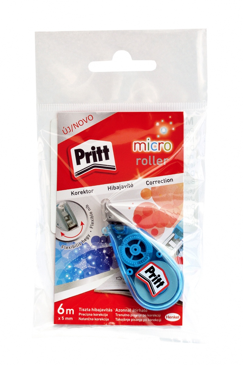 375827-393158-korektor_w_tasmie_pritt_micro_roller_5mm_x_6-800w Korektor w taśmie PRITT, micro roller, 5mm x 6m, zawieszka, mix kolorów - obrazek 1