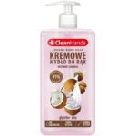 Kremowe mydło w płynie CLEAN HANDS, kokosowe, 300+200ml gratis
