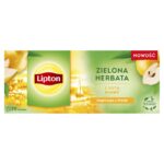 Herbata LIPTON zielona, z nutą pigwy, 20 torebek
