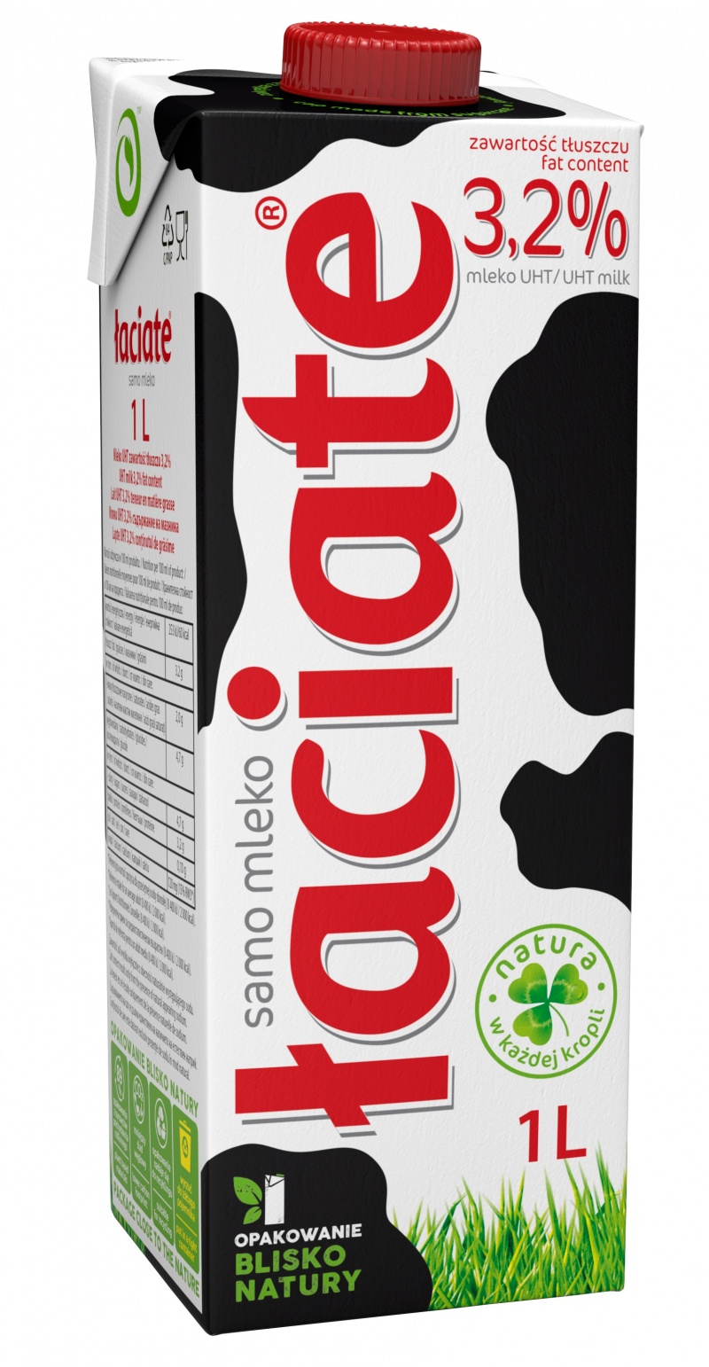 376752-394194-mleko_laciate_3_2_1_l_krotki_termin_waznosci-800w Mleko ŁACIATE, 3,2%, 1 l, krótki termin ważności (opakowanie 12 szt.) - obrazek 1