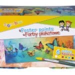 Farby plakatowe GIMBOO, 6x20ml, mix kolorów