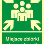 Znak TDC, Miejsce zbiórki do ewakuacji