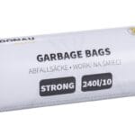 Worki na śmieci DONAU HOME, mocne (LDPE), 240l, 10 szt., czarne
