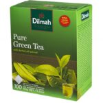 Herbata DILMAH, zielona, 100 torebek