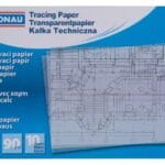 Kalka techniczna DONAU, A4, 10 arkuszy, 90gsm, transparentna